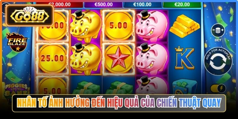 Nhân tố ảnh hưởng đến hiệu quả của chiến thuật quay