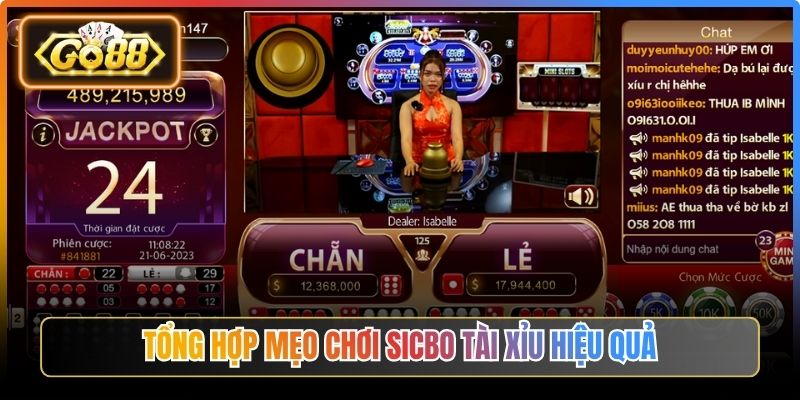 Tổng hợp mẹo chơi sicbo tài xỉu hiệu quả