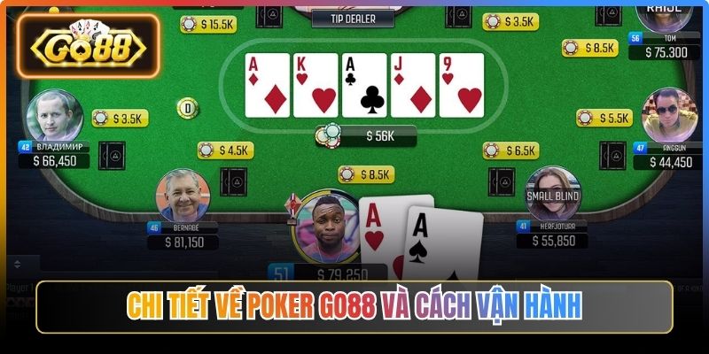 Chi tiết về Poker Go88 và cách vận hành
